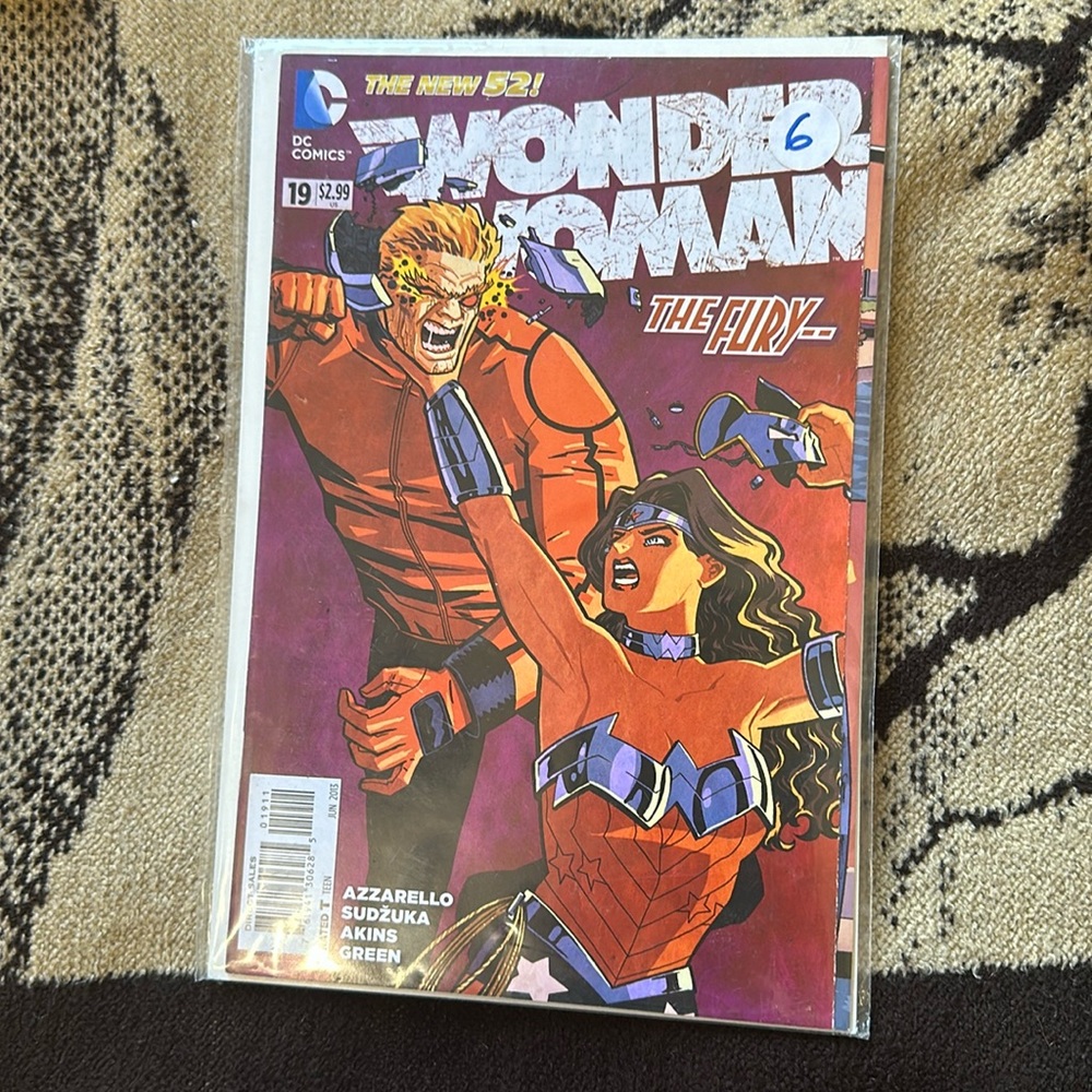 Wonder Woman the fury comic